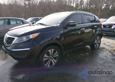 2013 Kia Sportage Ex z USA, uszkodzony, nr VIN KNDPCCA22D7491885